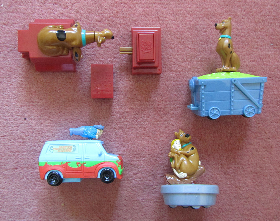 scooby doo mcdonald's toys