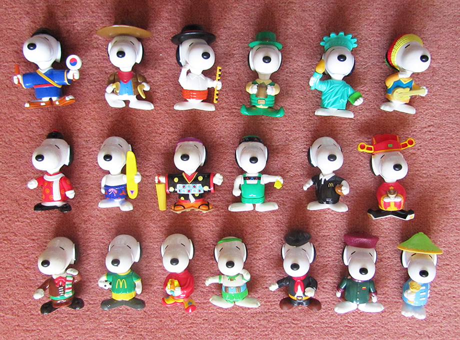 snoopy mcdonalds toys 1999