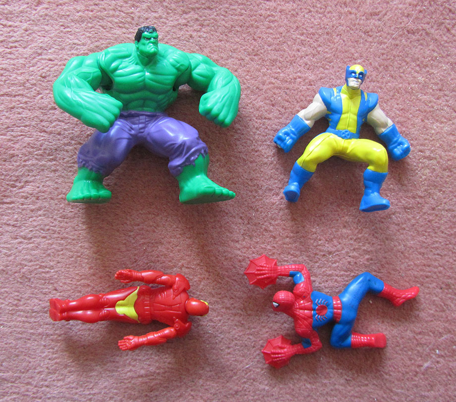 marvel heroes mcdonald's toys