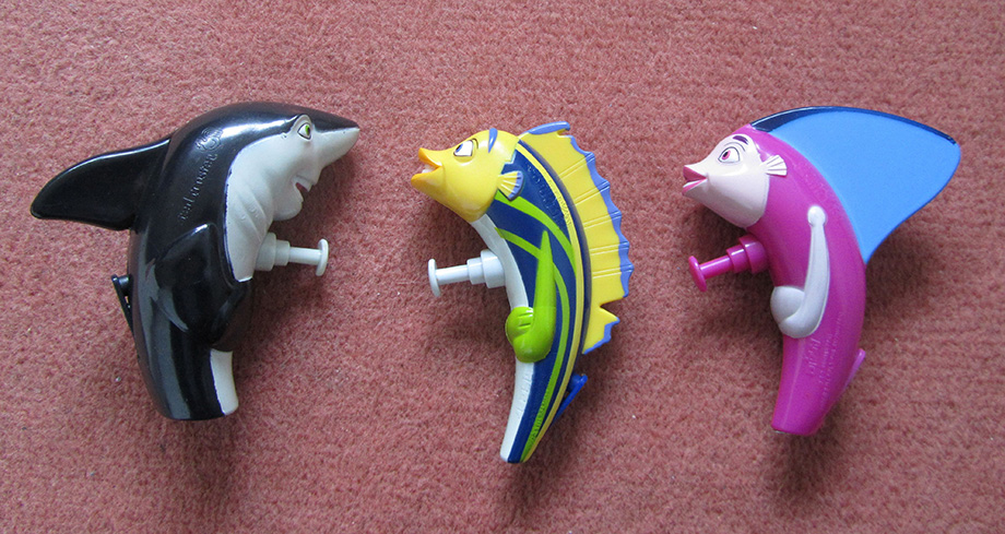 SHARK TALES SET OF 10 KIDS MEAL DreamWorks Shark Tale Oscar and Lenny Shark ...
